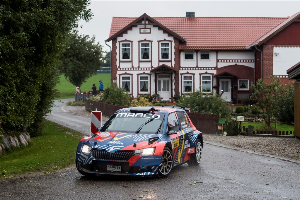 De nordtyske veje var udfordrende for Marco Gersager og Ole R. Frederiksen
(Foto: Jokum Tord Larsen)